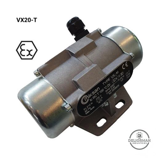 VX20-M ATEX Vibrationsmotor Unwuchtmotor 3000U/min 230V 21 kg (206N) Betonrüttler Außenrüttler