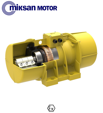 VA2-80 ATEX Vibrationsmotor Unwuchtmotor 2-Polig 3000 U/min 80kg EX-Schutz Rüttelmotor Außenrüttler